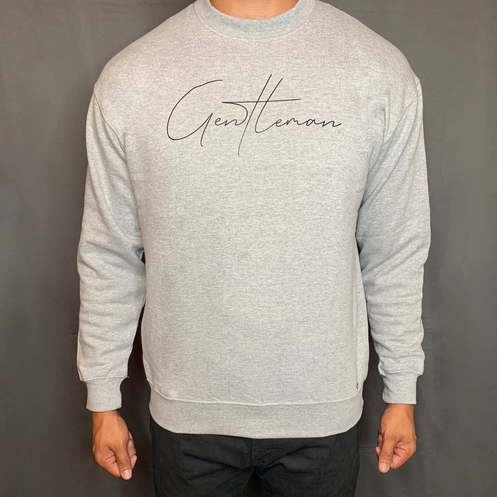 Gentleman Apparels Grey Signature Crew neck